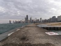 Chicago Cityscape: A View of the River and Ocean