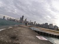 Chicago Cityscape: A View of the River and Ocean