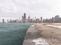 Chicago Cityscape: A View of the River and Ocean