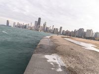 Chicago Cityscape: A View of the River and Ocean