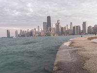 Chicago Cityscape: A View of the River and Ocean