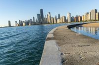 Chicago Cityscape: River, Ocean, Sea Shore