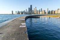 Chicago Cityscape: River, Ocean, Sea Shore