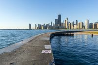 Chicago Cityscape: River, Ocean, Sea Shore