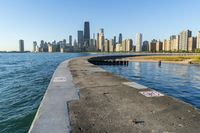 Chicago Cityscape: River, Ocean, Sea Shore