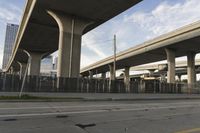 Cityscape of Chicago, Illinois, USA with Urban Infrastructure and Skyway