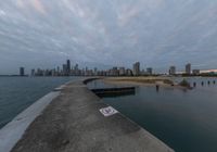 Chicago Dawn: Skyline Over Lake Michigan