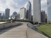 Chicago Cityscape: Exploring Modern Architecture during the Day