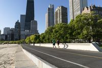 Chicago Downtown: Skyscrapers Against a Clear Sky