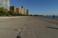 Chicago, Illinois Cityscape Coastal Road 001