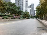 Chicago, Illinois Cityscape on a Rainy Day