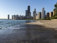 Cityscape of Chicago, Illinois with Modern Architecture and Coastal Views