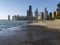 Cityscape of Chicago, Illinois with Modern Architecture and Coastal Views