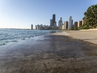 Cityscape of Chicago, Illinois with Modern Architecture and Coastal Views