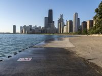 Cityscape of Chicago, Illinois with Modern Architecture and Coastal Views