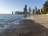 Cityscape of Chicago, Illinois with Modern Architecture and Coastal Views