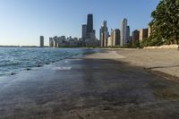 Cityscape of Chicago, Illinois with Modern Architecture and Coastal Views