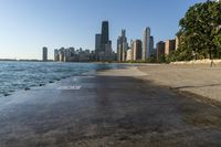 Cityscape of Chicago, Illinois with Modern Architecture and Coastal Views