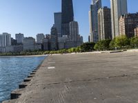 Chicago, Illinois: Clear Sky Cityscape 002