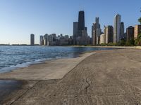 Chicago, Illinois: A Straight Road Towards the City Skyline