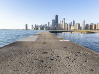 Straight Down the Road in Chicago, Illinois