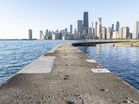 Straight Down the Road in Chicago, Illinois