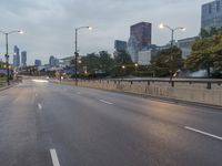 Chicago, Illinois: Urban Cityscape on a Wet Street