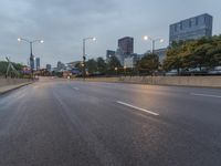 Chicago, Illinois: Urban Cityscape on a Wet Street