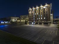 Chicago's Industrial District at Night: A Glimpse of the City's Lights