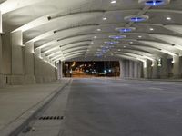 Chicago at Night: City Lights and Subway