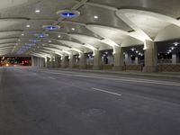 Chicago at Night: City Lights and Subway