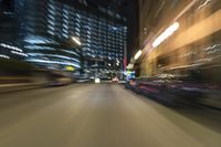 Chicago Night Cityscape: Artificial Light Illuminating the City