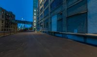 Chicago Night Cityscape with a Clear Sky