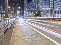 Chicago Night Skyline: Lights Illuminating the City