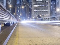 Chicago Night Skyline: Lights Illuminating the City