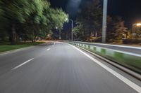 Chicago at Night: Urban Street Light Illuminates the City