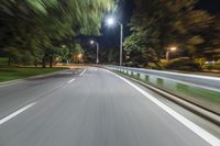 Chicago at Night: Urban Street Light Illuminates the City