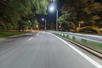 Chicago at Night: Urban Street Light Illuminates the City