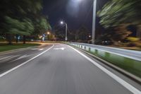 Chicago at Night: Urban Street Light Illuminates the City