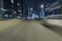 Nighttime Cityscape in Chicago, Illinois