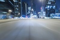 Nighttime Cityscape in Chicago, Illinois