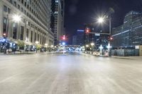 Chicago Nighttime Cityscape Skyline