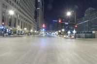 Chicago Nighttime Cityscape Skyline