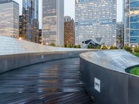 Chicago Nighttime: Cityscape Reflecting in the Water
