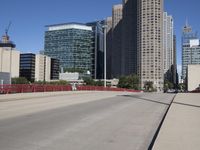 Chicago Skyline: Clear Sky Day in the City