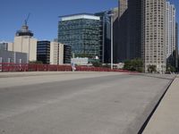 Chicago Skyline: Clear Sky Day in the City