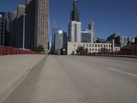 Chicago Skyline: Clear Sky Day in the City