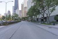 Chicago Skyline at Dawn: Cityscape 001