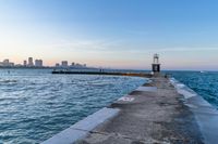 Chicago Skyline at Dawn - Lake Michigan - 001