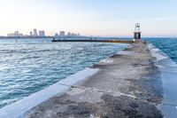 Chicago Skyline at Dawn over Lake Michigan